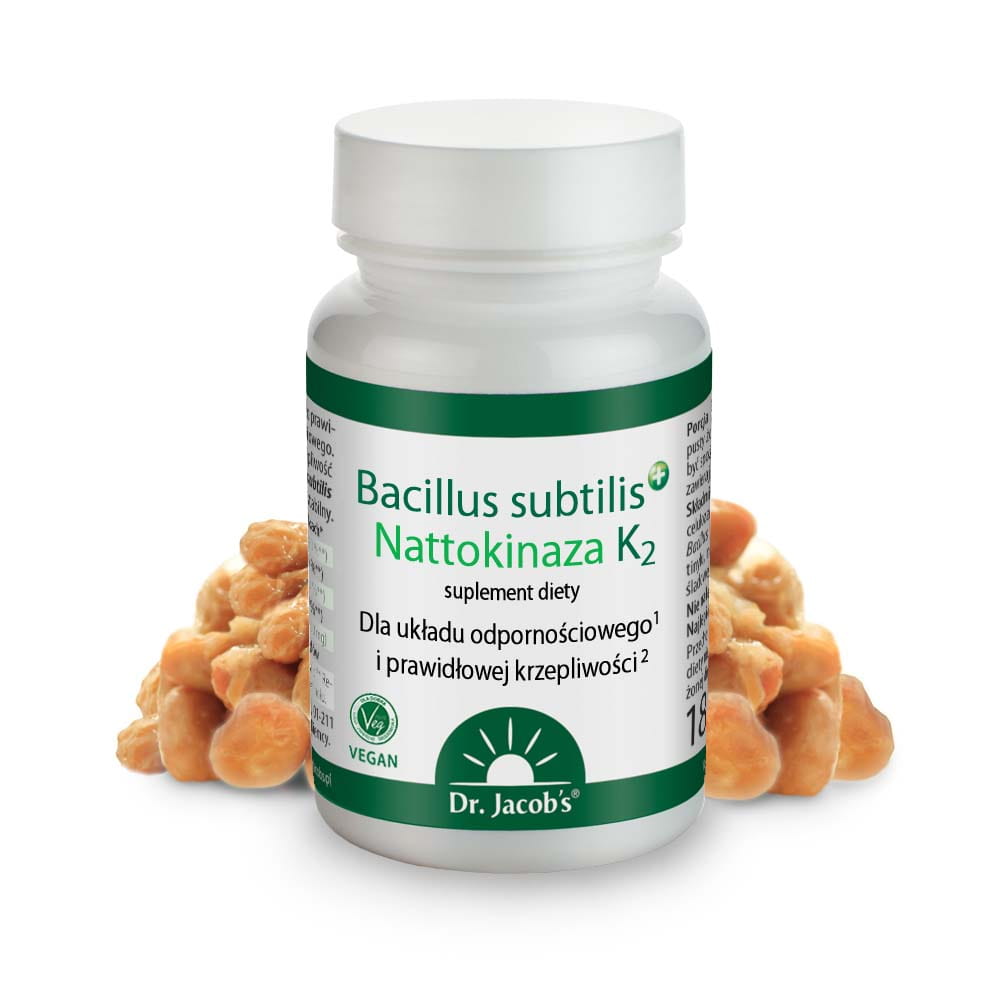 Bacillus subtilis+ Nattokinaza K2 Dr. Jacob's